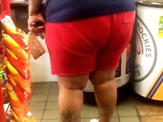 humungous phat ebony plumper bent it over in the gas station